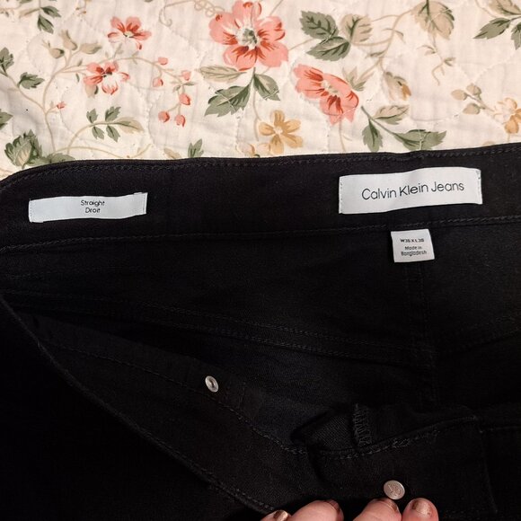 Calvin Klein men's black pants - Picture 2 of 3